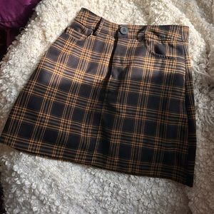 Clueless plad mini skirt size s